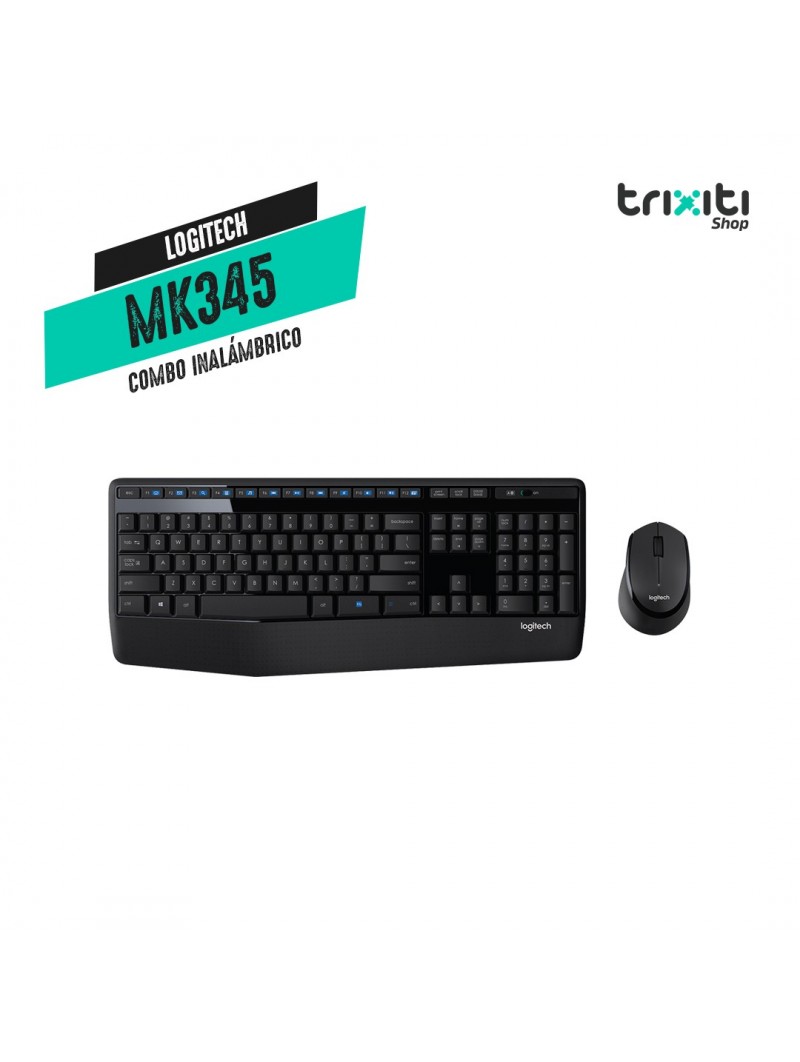 Combo teclado y mouse inalámbrico - Logitech - MK345
