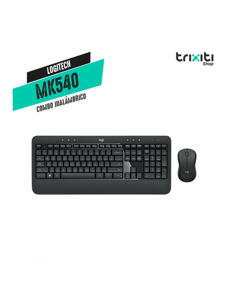 Combo teclado y mouse inalámbrico - Logitech - MK540 Advanced