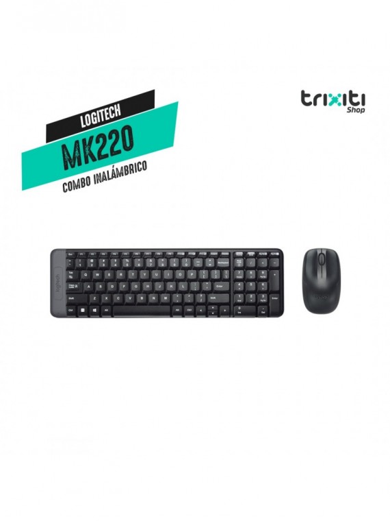 Combo teclado y mouse inalámbrico - Logitech - MK220