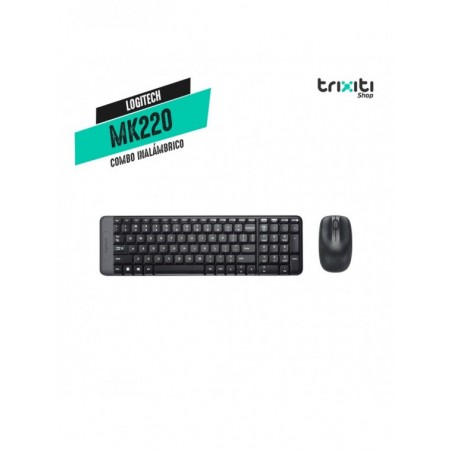 Combo teclado y mouse inalámbrico - Logitech - MK220