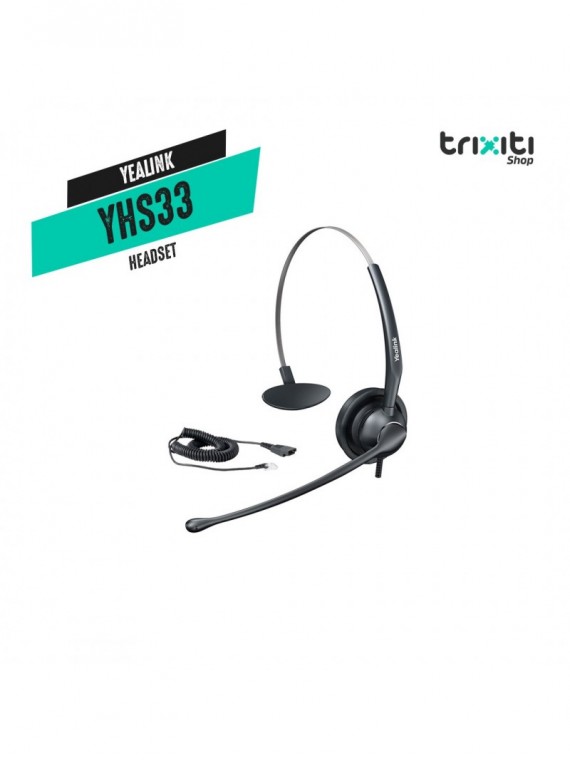 Headset - Yealink - YHS33 Monoaural