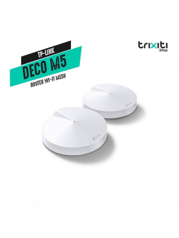 Router WiFi Mesh - TP Link - Deco M5 - Dual Band AC1300 (2-pack)