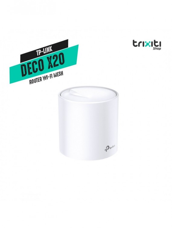 Router WiFi Mesh - TP Link - Deco X20 - Dual Band AX1800