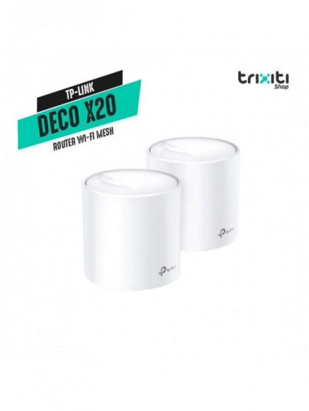 Router WiFi Mesh - TP Link - Deco X20 - Dual Band AX1800 (2-pack)