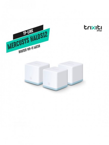 Router WiFi Mesh - TP Link - Mercusys Halo S12 - Dual Band AC1200 (3-pack)