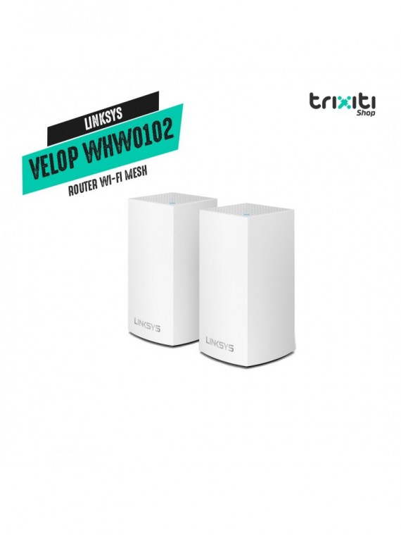 Router WiFi Mesh - Linksys - Velop WHW0102 - Dual Band AC2600