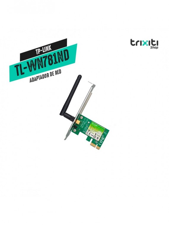 Adaptador de red - TP Link - TL-WN781ND - PCI Express 150Mbps