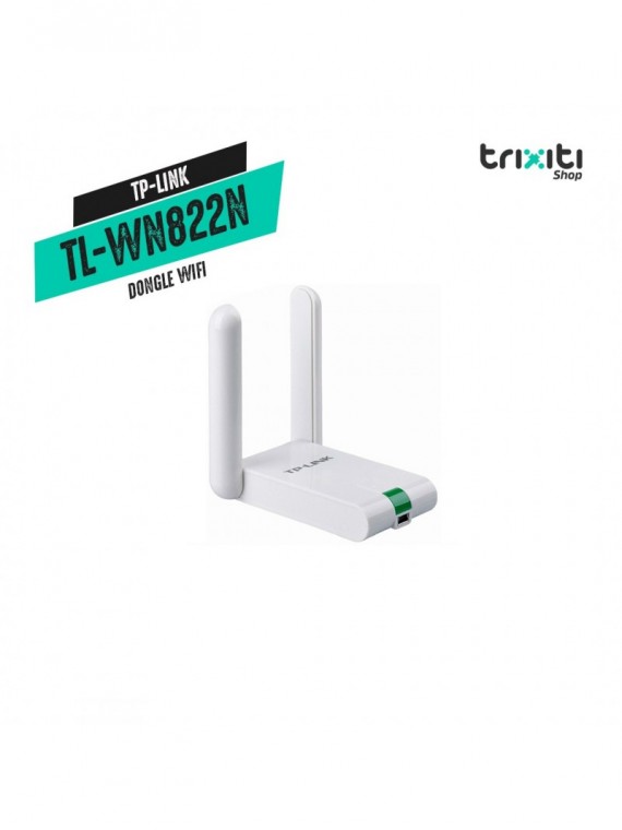 Dongle WiFi - TP Link - TL-WN822N 300Mbps - 2 Antenas