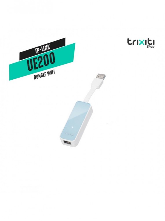 Dongle WiFi - TP Link - UE200 - USB 2.0 a Ethernet 100Mbps