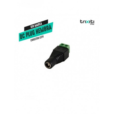 Conector CCTV - Sin Marca - DC Plug Hembra para UTP