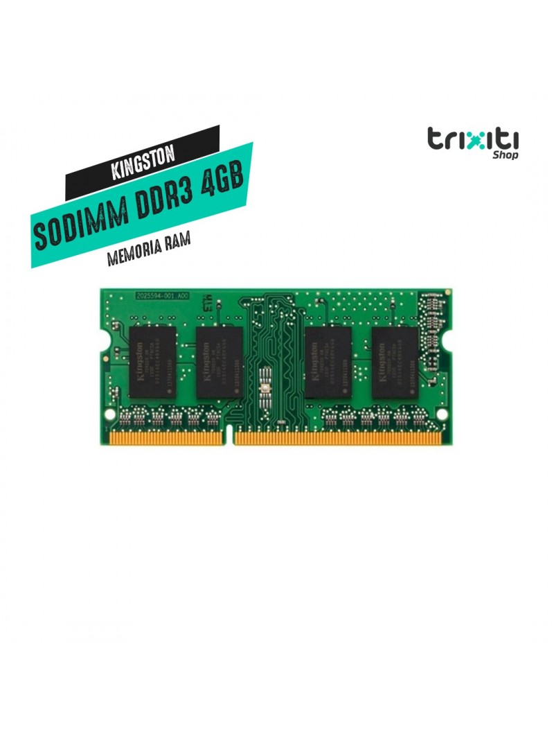 Memoria RAM - Kingston - KVR16LS11 - DDR3 4GB 1600Mhz SODIMM