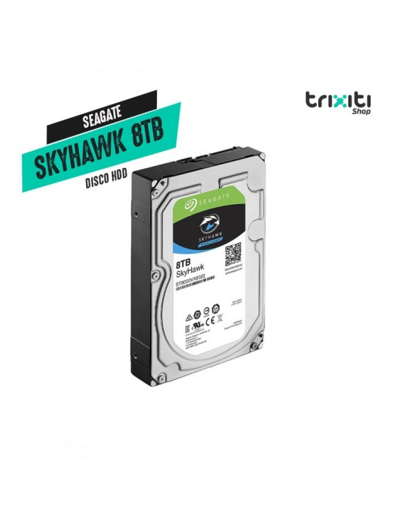 Disco HDD - Seagate - SkyHawk ST8000VE001 - Video Vigilancia 8TB SATA III 7200 rpm
