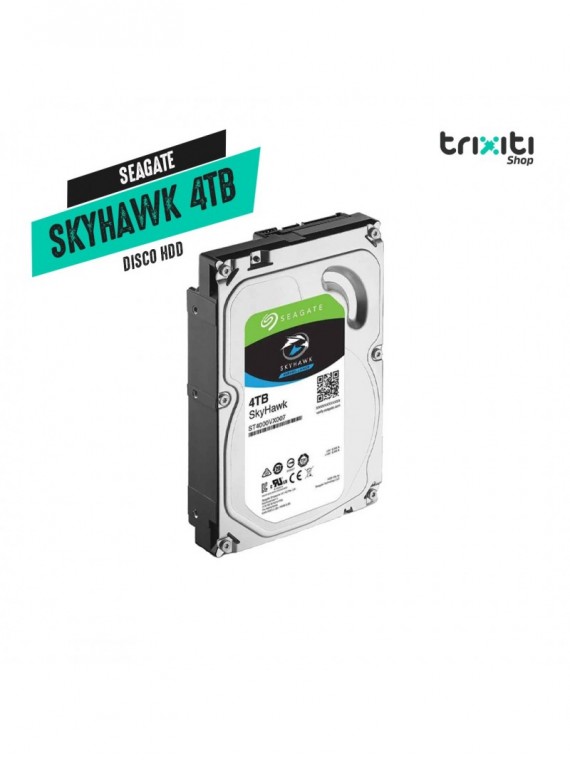 Disco HDD - Seagate - SkyHawk ST4000VX013 - Video Vigilancia 4TB SATA III 5900 rpm