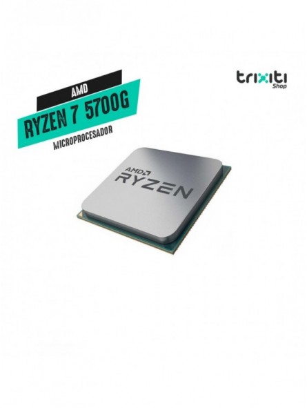 Microprocesador - AMD - Ryzen 7 5700G AM4 4.6GHz 8 Cores C/Graficos C/Cooler