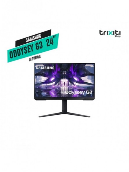 Monitor - Samsung - Gaming Odyssey G3 LS24AG30ANLXZB - 24" VA 1ms 144Hz