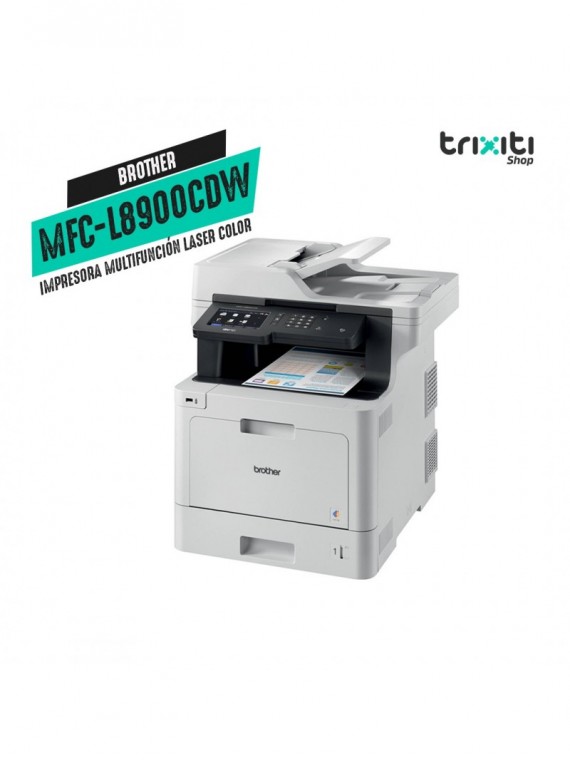 Impresora multifunción laser color - Brother - MFC-L8900CDW - USB & WiFi & Ethernet