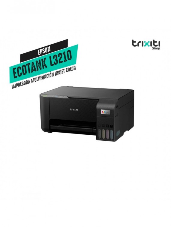 Impresora multifunción Inkjet color - Epson - EcoTank L3210 - Sist. Continuo - USB