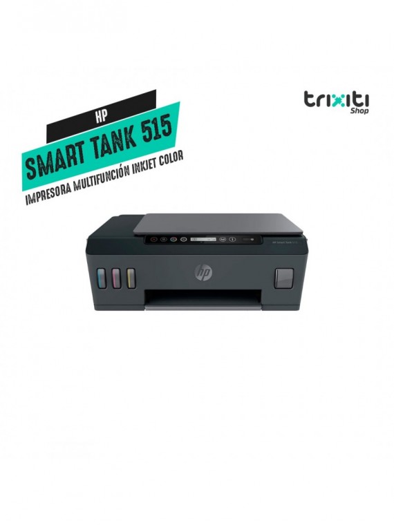 Impresora multifunción Inkjet color - HP - Smart Tank 515 - Sist. Continuo - WiFi & USB