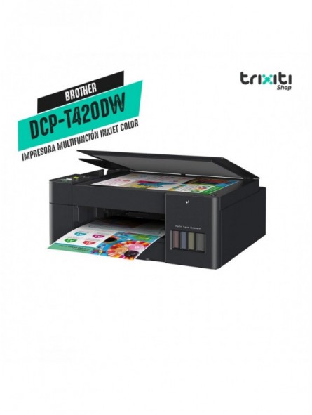 Impresora multifunción Inkjet color - Brother - DCP-T420W InkBenefit Tank - USB & WiFi