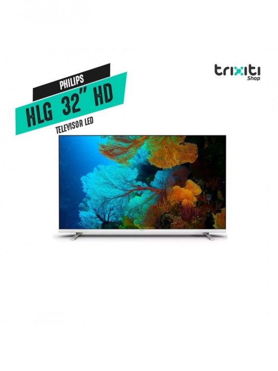 Televisor LED - Philips - Smart TV 32" HD Ready 720p HDR10 & HLG (Black o Silver)