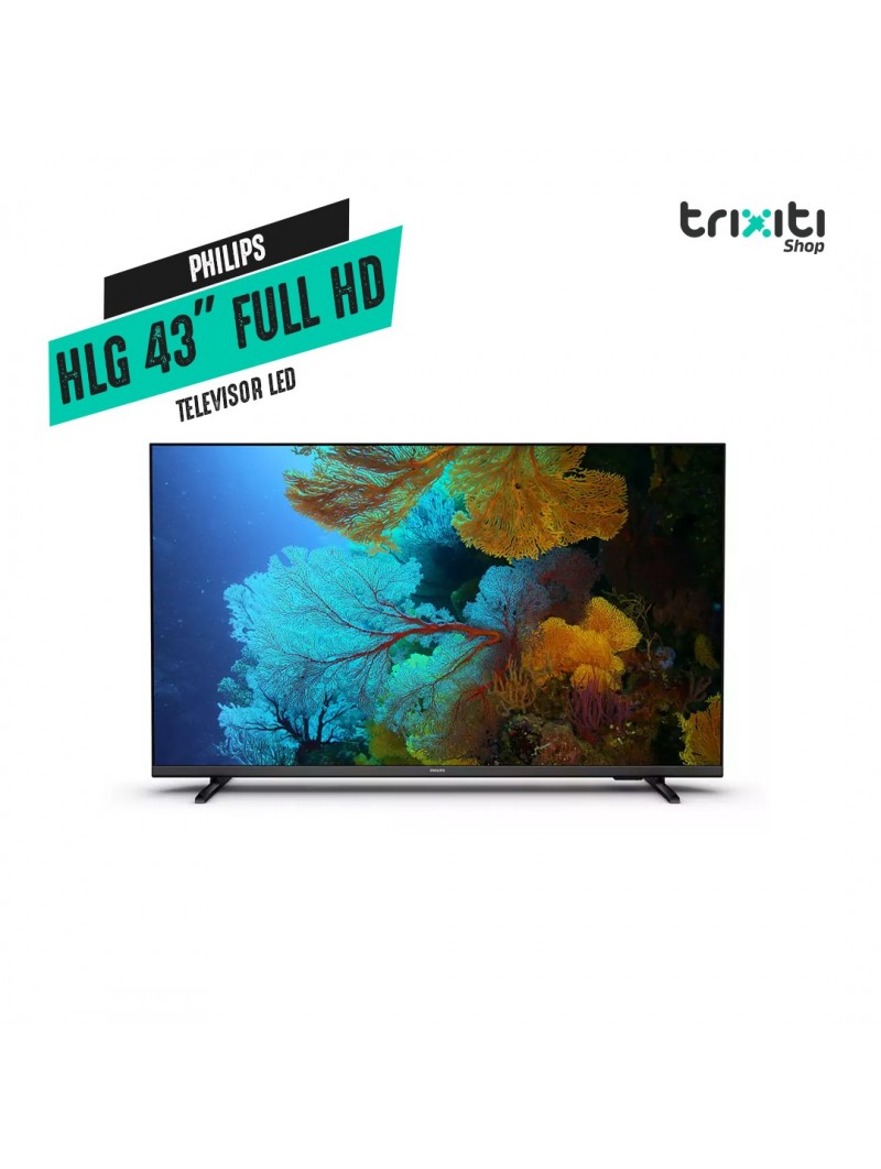 Televisor LED - Philips - Smart TV 43" Full HD HDR10 & HLG (Black o Grey)
