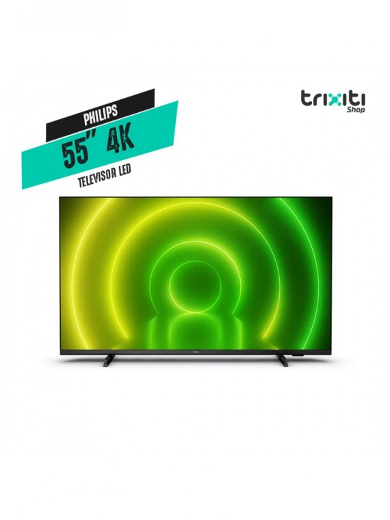 Televisor LED - Philips - Smart TV 55" 4K UHD AndroidTV