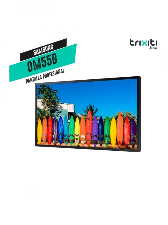 Pantalla profesional - Samsung - Smart Signage OM55B - LFD 55" 4K UHD - Quantum Processor 4K - Semi-Outdoor