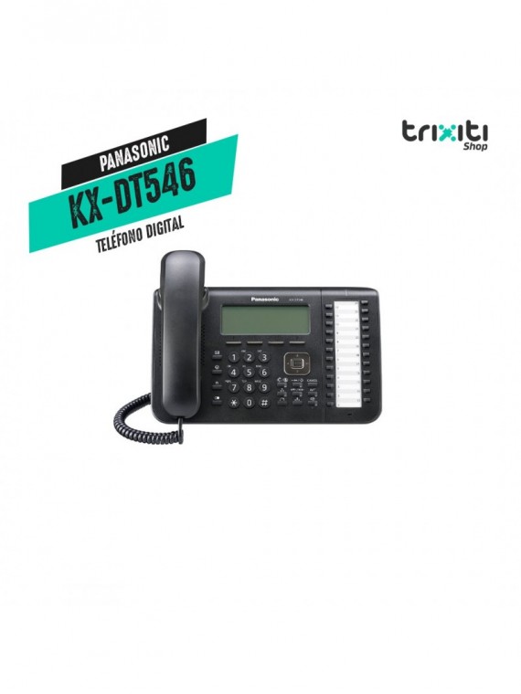 Teléfono digital - Panasonic - KX-DT546X-B Propietario LCD y Manos libres