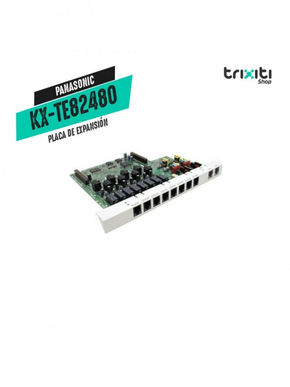 Placa de expansión - Panasonic - KX-TE82480AG - De 2 líneas y 8 internos para TES824