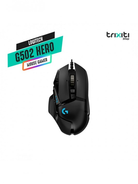 Mouse gamer - Logitech - G502 Hero - Black