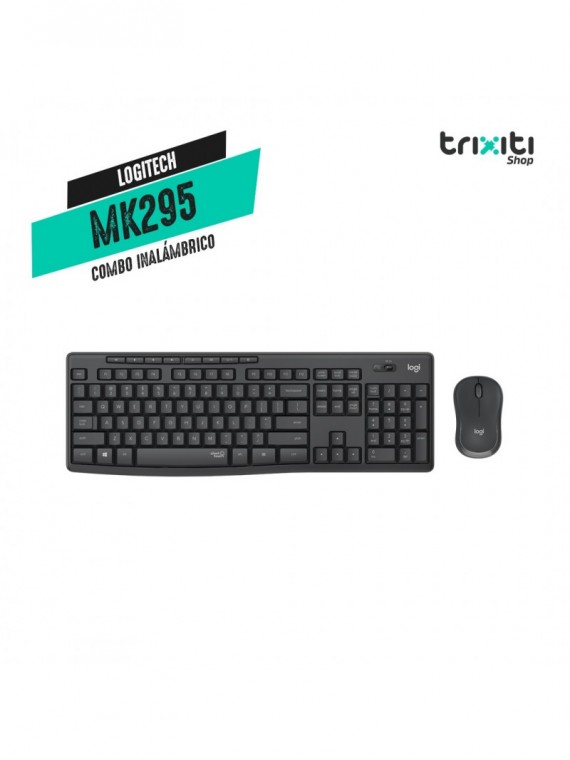Combo teclado y mouse inalámbrico - Logitech - MK295 Silent - Graphite