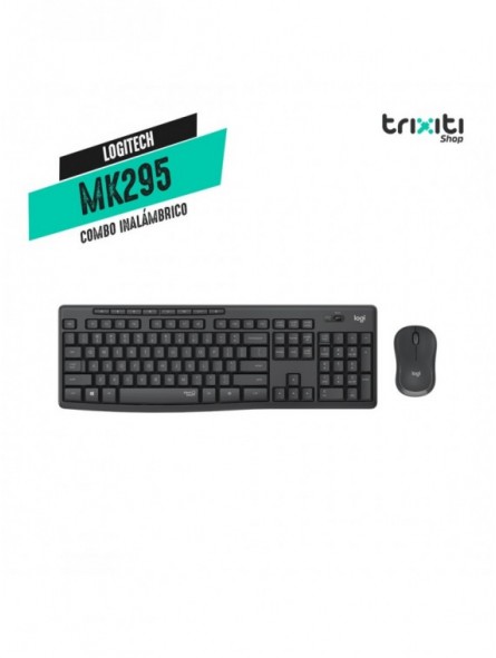 Combo teclado y mouse inalámbrico - Logitech - MK295 Silent - Graphite