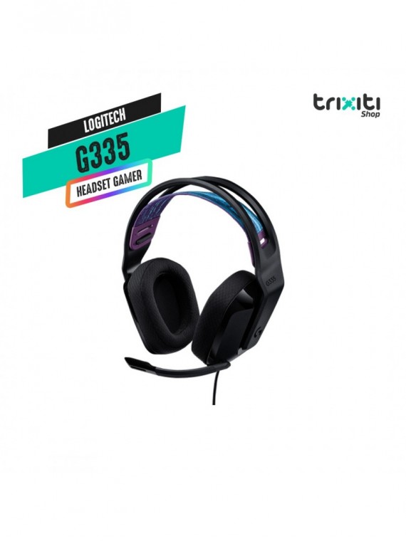 Headset gamer - Logitech - G335 - Black