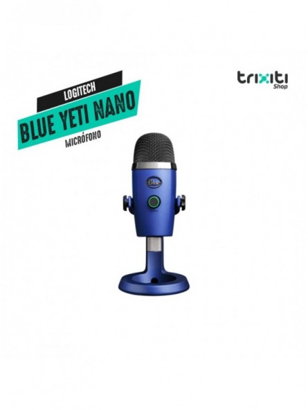 Micrófono - Logitech - Blue Yeti Nano - Vivid Blue