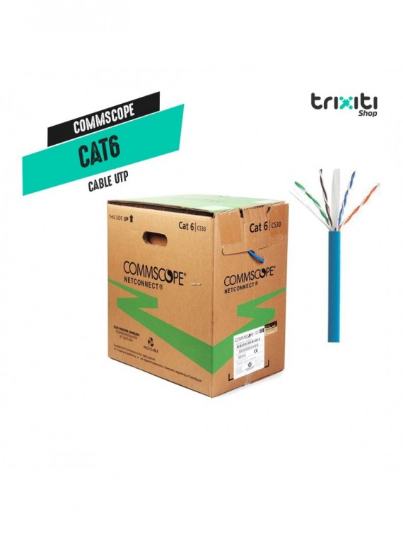 Cable UTP - Commscope - CAT6 U/UTP - Blue